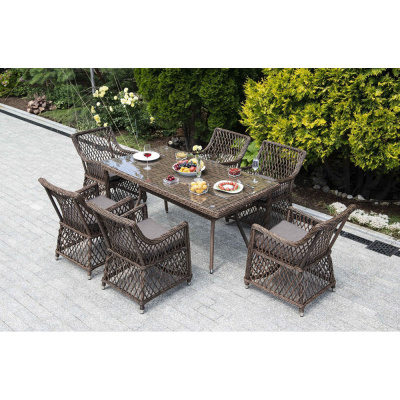 Обеденная группа 4SIS Латте Цвет: коричневый Обеденная группа 4SIS Латте Цвет: коричневый