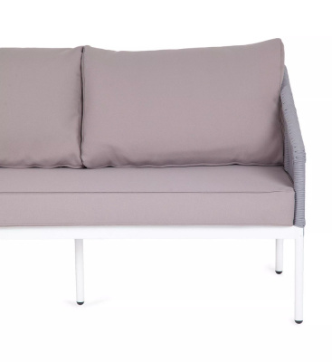 Диван 4SIS Канны трехместный из роупа Цвет: светло-серый Диван 4SIS Канны трехместный из роупа Цвет: светло-серый