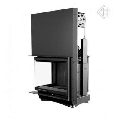 Каминная топка Kratki Amelia L BS G (угловое стекло слева, гильотина)