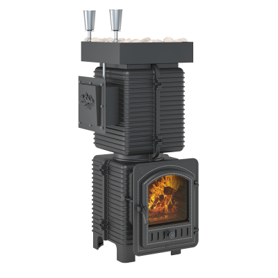 Печь для бани Эверест "Легкий пар Профи" под обкладку Б/В (закрытая каменка из нерж. стали) диаметр дымохода: 120 мм Печь для бани Эверест "Легкий пар Профи" под обкладку Б/В (закрытая каменка из нерж. стали) диаметр дымохода: 120 мм