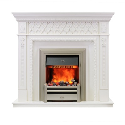 Каминокомплект Alexandria Cavendish Белый дуб