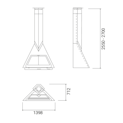 Камин Traforart Foxi фронтальный Камин Traforart Foxi фронтальный