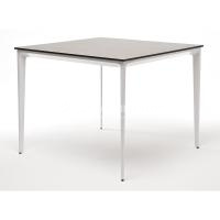 Стол обеденный 4SIS Малага 90 Цвет: белый, серый гранит