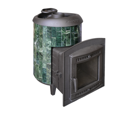 Печь для бани в камне Атмосфера Змеевик