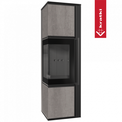 Печь Kratki Pro TORA/M NATURALI PIETRA DI SAVOIA GRIGIA BOCCIARDATA Печь Kratki Pro TORA/M NATURALI PIETRA DI SAVOIA GRIGIA BOCCIARDATA