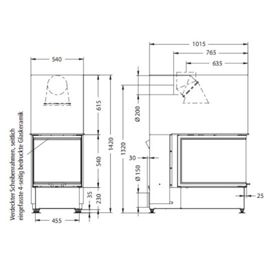 Каминная топка Spartherm Arte U-70H 4S