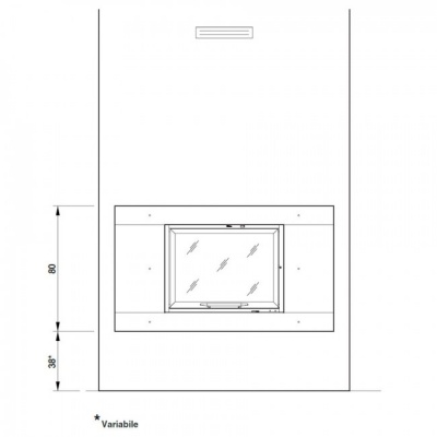Каминная облицовка Palazzetti Praga