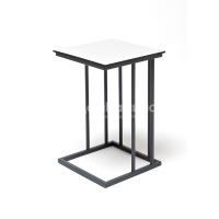 Интерьерный стол 4SIS Тулон 40х40х60 Цвет: молочный, черный