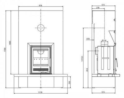 Камин ABX Puris