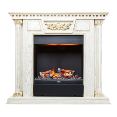 Каминокомплект Olympia Albany Белый дуб