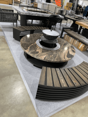 Лавка полукруг