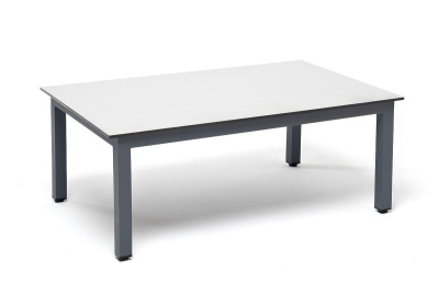 Журнальный столик 4SIS Канны из HPL 90х60х40 Цвет: серый графит, молочный Журнальный столик 4SIS Канны из HPL 90х60х40 Цвет: серый графит, молочный