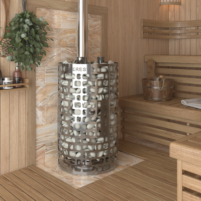 Печь для бани Эверест "Steam Master" 18 INOX (210М) б/в диаметр дымохода: 115 мм