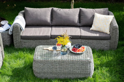 Журнальный столик 4SIS Кальяри (гиацинт) Цвет: серый