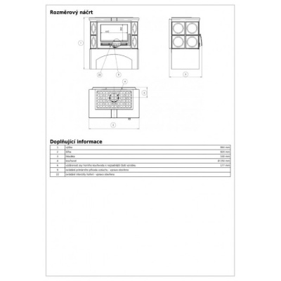 Печь-камин ABX PANONIE (коричневый)