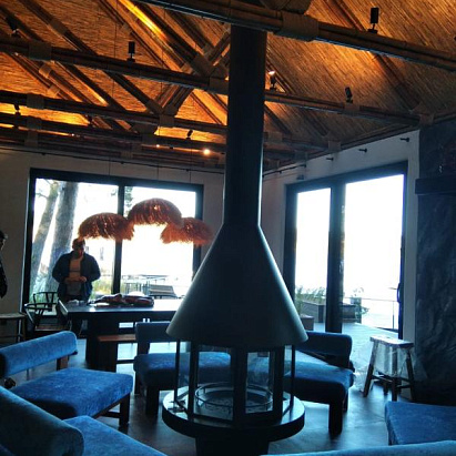 Островной камин LUGO