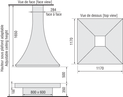 Центральный камин Bordelet Julietta 985 Открытый Центральный камин Bordelet Julietta 985 Открытый