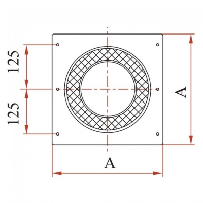 Опора Дымок 0.8 мм с изоляцией, d=300 мм