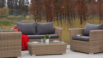 Диван 4SIS Капучино двухместный Цвет: соломенный