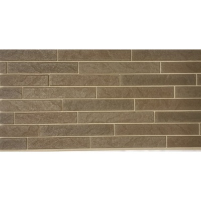 Панель ASAHI фибро-цементная AT FLP5BA 3, 455х1000х15 серый камень