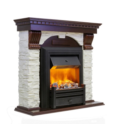 Каминокомплект Dublin Сланец Brookline Black 