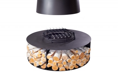 Центральный камин Fireline BLACK