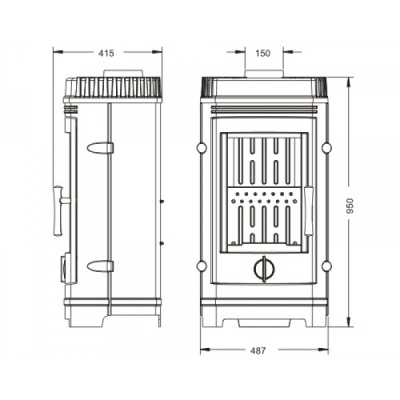ПЕЧЬ-КАМИН Invicta CASSINE