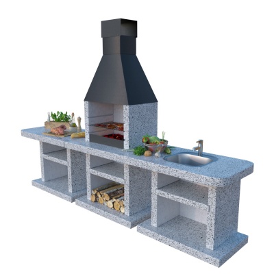 Барбекю комплекс Garden с мойкой