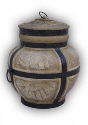 Тандыр БАРЕЛЬЕФ Медведь Электрический