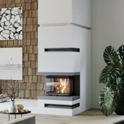 Топка Defro Home Intra XSM C, 8 кВт, 586/477/337мм