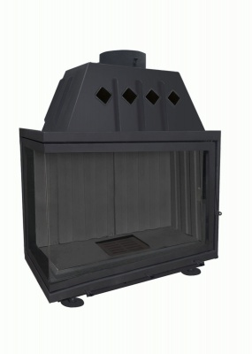 Каминная топка Экокамин АЛЬФА 1000 L/R два стекла