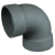 Отвод Гефест 90гр чугун ф130 Отвод Гефест 90гр чугун ф130