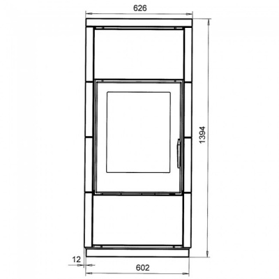 Отопительная печь NunnaUuni DEKO 2 DUE SB 1