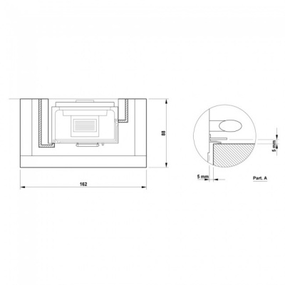 Каминная облицовка Palazzetti Melbourne, пристенная