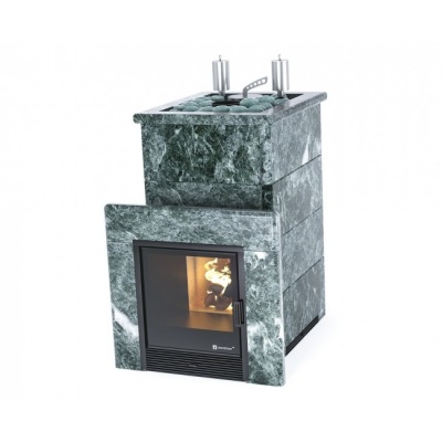 Печь для бани ИзиСтим Сочи К в кожухе из змеевика сталь AISI 321 Печь для бани ИзиСтим Сочи К в кожухе из змеевика сталь AISI 321