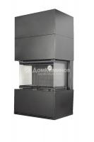 КАМИН РОДОС 800 черный шамот