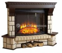 Каминокомлект Экстер угловой с очагом Панорамик 28