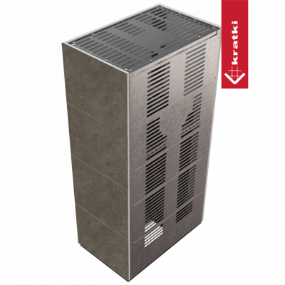 Каминокомплект FLOKI в облицовке FOKOS PIOMBO Каминокомплект FLOKI в облицовке FOKOS PIOMBO