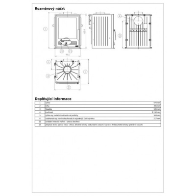 Каминная топка ABX York L