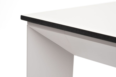 Обеденный стол 4SIS Венето 90 Цвет: белый, серый гранит