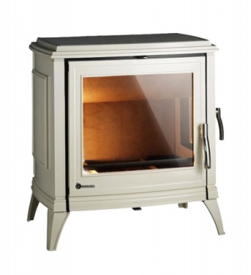 ПЕЧЬ-КАМИН Invicta SEDAN L эмаль слоновая кость NEW