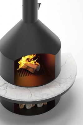 Стальной камин Fireline Oxi