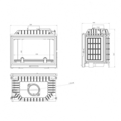Каминная топка Echa Tech Font/800 18 кВт