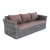 Диван 4SIS Капучино трехместный Цвет: графит