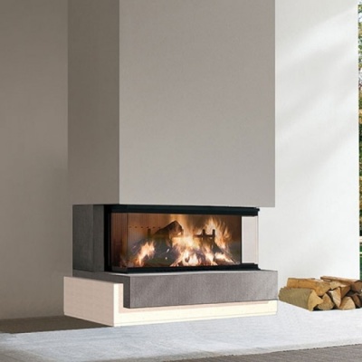 Каминная облицовка Palazzetti Cannes Wenge, под SF 100 3D