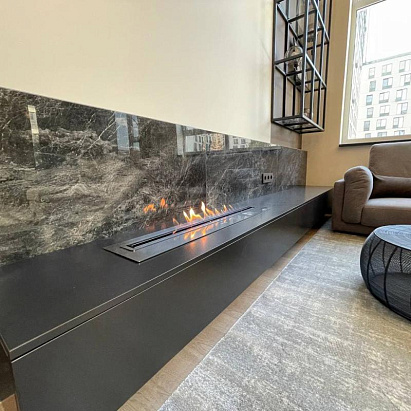 Автоматический биокамин Airtone 1200 графит шлифованный 