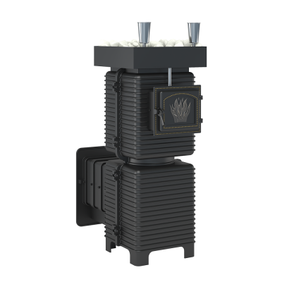 Печь для бани Эверест "Легкий пар Профи" под обкладку (по-серому) диаметр дымохода: 120 мм Печь для бани Эверест "Легкий пар Профи" под обкладку (по-серому) диаметр дымохода: 120 мм