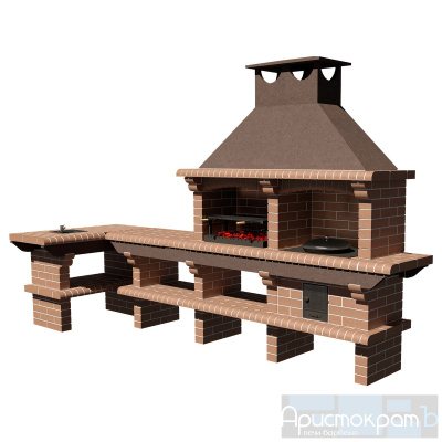 Кирпичное барбекю АРИСТОКРАТЪ 7302 Кирпичное барбекю АРИСТОКРАТЪ 7302
