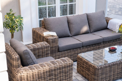 Комплект садовой мебели 4SIS Палермо Цвет: соломенный Комплект садовой мебели 4SIS Палермо Цвет: соломенный