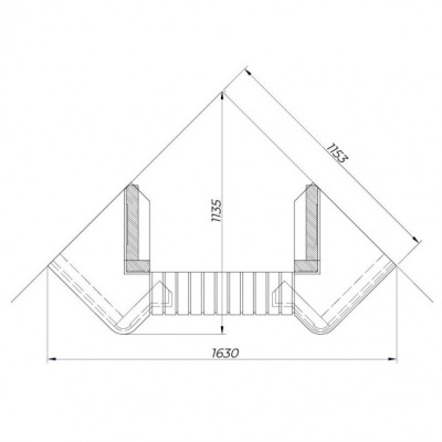 Каминная облицовка Supra-Russia TANGO SR, с каменной балкой